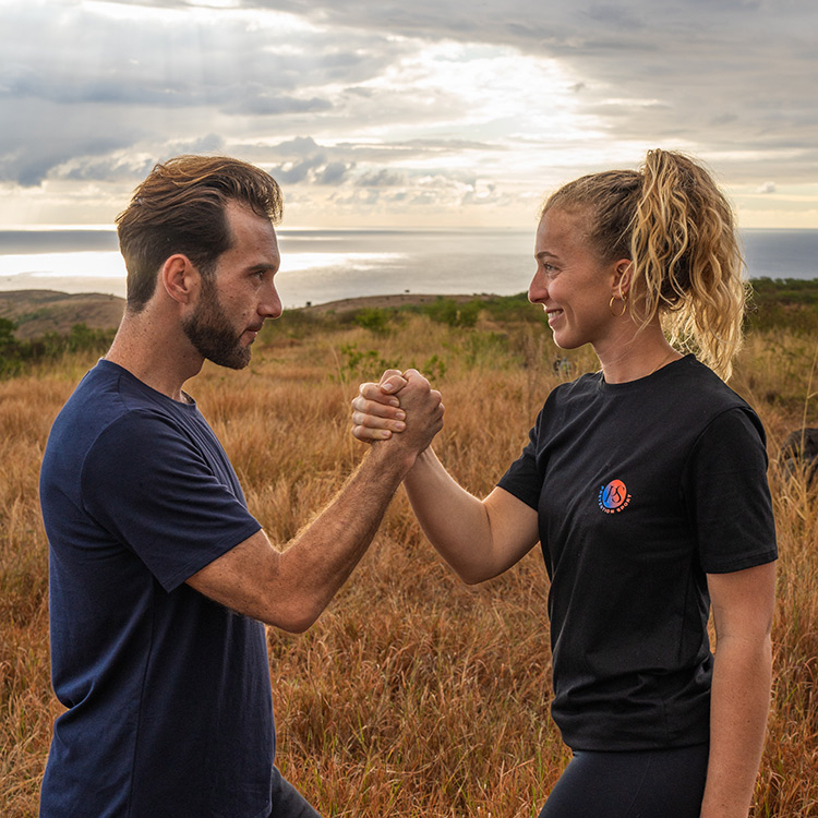Elea et Lucas les kinés de l'équipe prevention sport